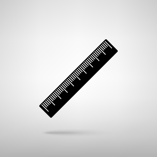 Centimeter ruler sign - Vector, Image