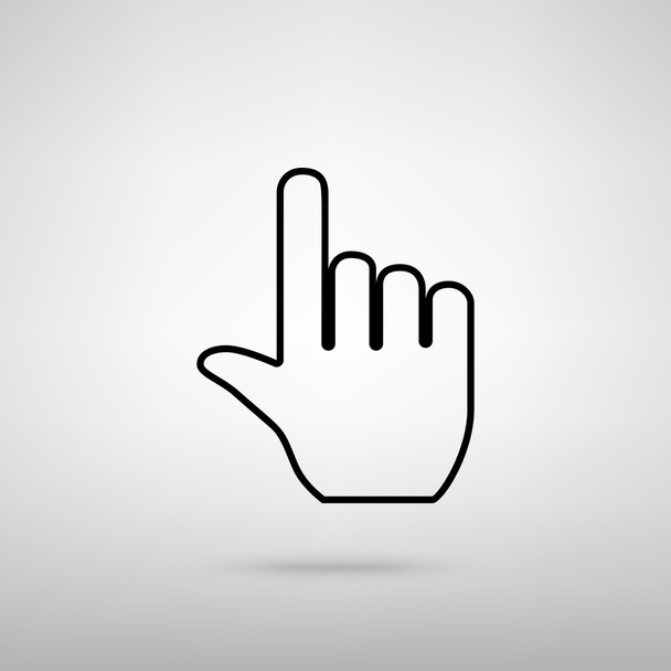 Hand sign. Vector illustration - Vector, Image
