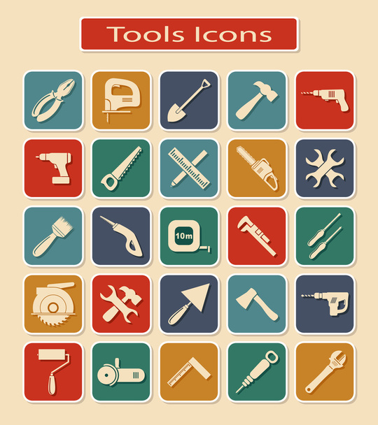 Sada ikon nástrojů  - Vektor, obrázek