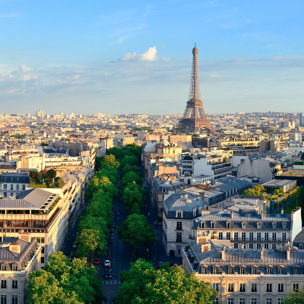 Párizsi tetőtéri nézetet - Fotó, kép
