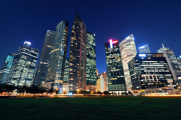Vista panorâmica de Singapura
 - Foto, Imagem