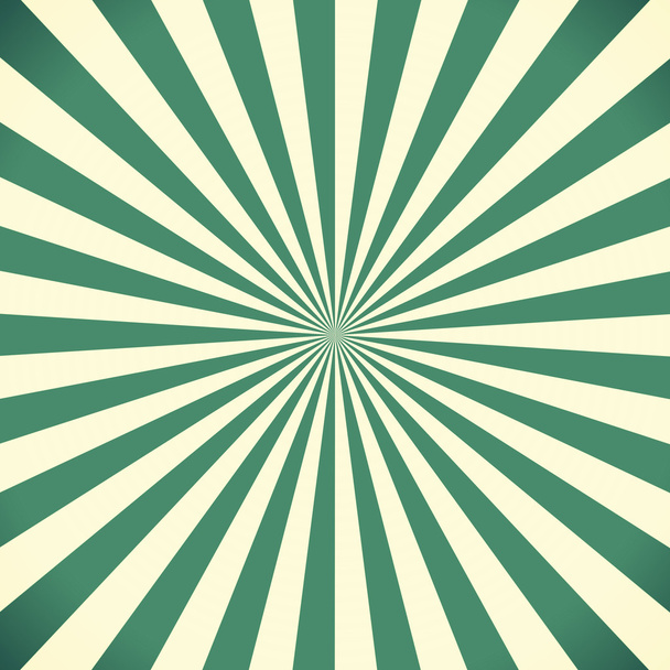 weiße und grüne Sunburst-Muster Hintergrund - Foto, Bild