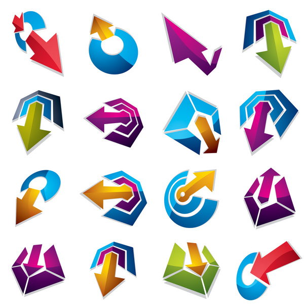 different business icons - Vector, imagen