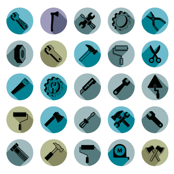 Highly detailed work tools collection - Vector, Image