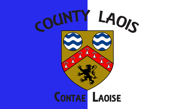 Σημαία της κομητεία Laois είναι μια κομητεία στην Ιρλανδία - Φωτογραφία, εικόνα