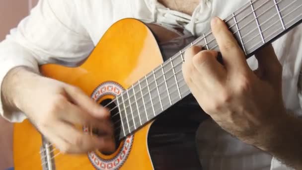 κλασσική ισπανική κιθάρα - Πλάνα, βίντεο