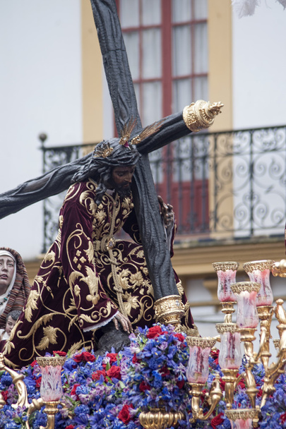 Krok tajemství bratrstva naděje Triana, Velikonoce v Seville - Fotografie, Obrázek