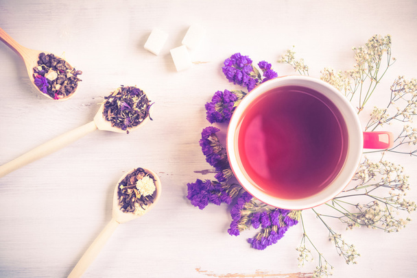 Herbal tea with herbs  - Foto, immagini