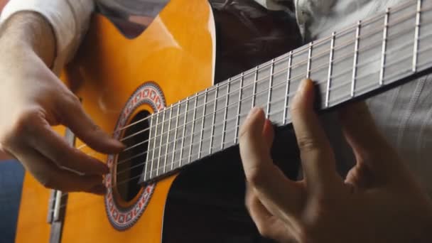 gitarze klasycznej hiszpański - Materiał filmowy, wideo