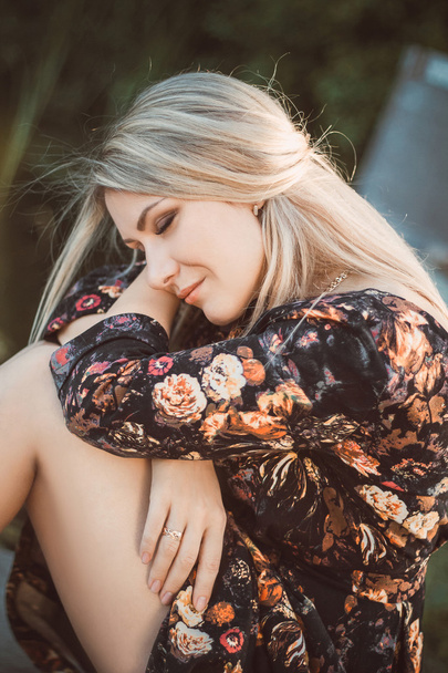beautiful young blond woman  - Valokuva, kuva