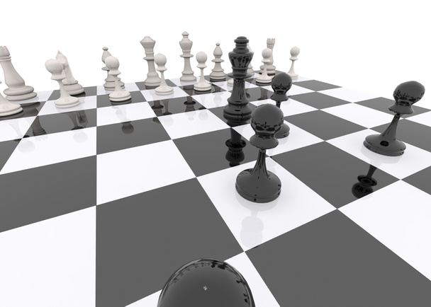 sakk-koncepció - Fotó, kép