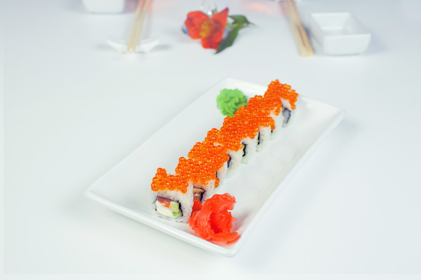 Sushi and rolls - Zdjęcie, obraz