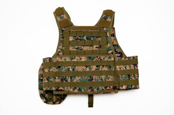 Green body armor for the military - Photo, Image