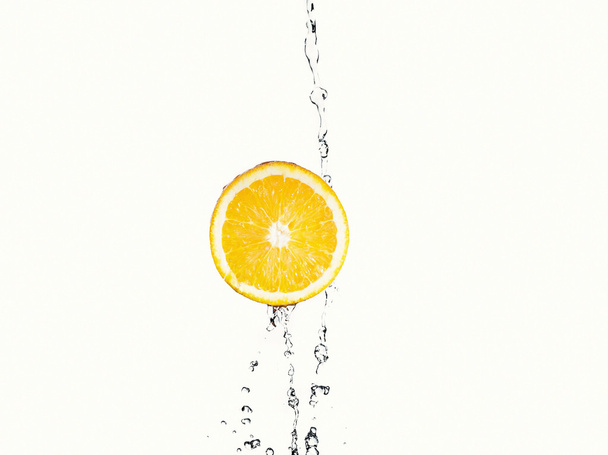 lemon with water splash - 写真・画像