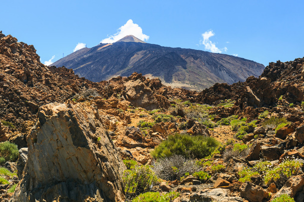 Näkymä tulivuori El Teide Teneriffalla, Kanariansaaret, Espanja  - Valokuva, kuva