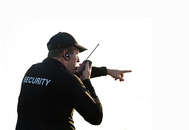 Back of a security guard - Photo, Image