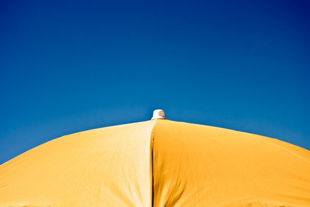 Beach Umbrella - clipping path included - Photo, Image