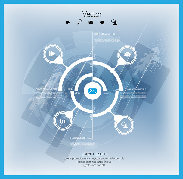 plantilla de infografía de ilustración
  - Vector, imagen