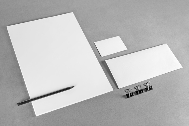 Plantilla de papelería en blanco
 - Foto, imagen