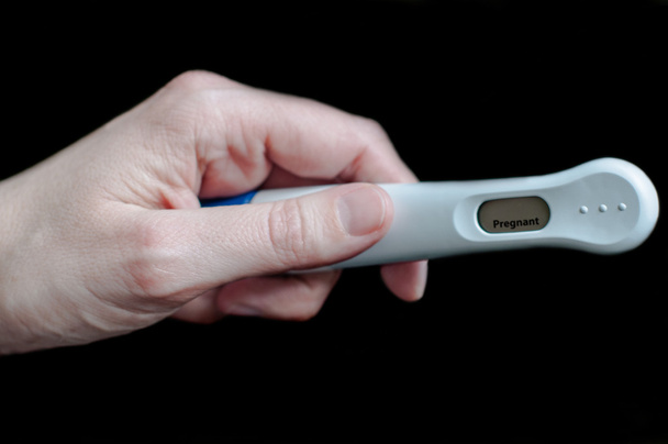 τεστ εγκυμοσύνης - θετική - Φωτογραφία, εικόνα