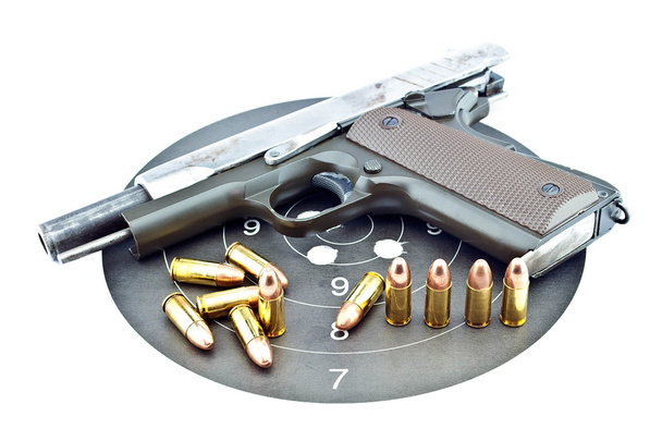 πιστόλι 9 mm αυτόματη - Φωτογραφία, εικόνα