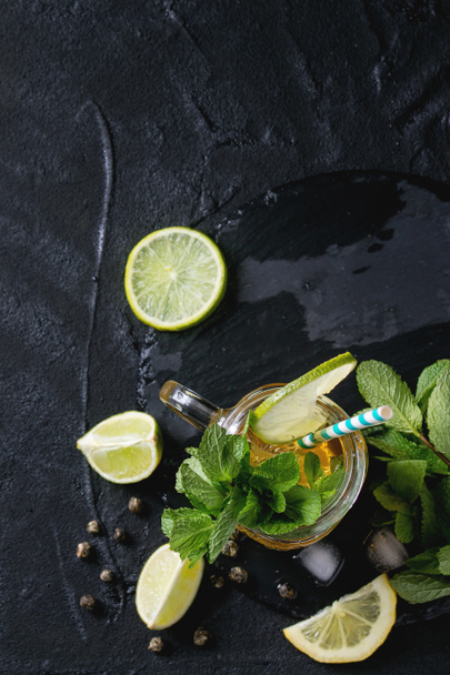 Ice green tea - Foto, Imagen