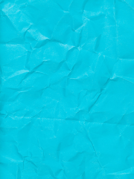 vertical background from blue crumpled paper - Photo, Image