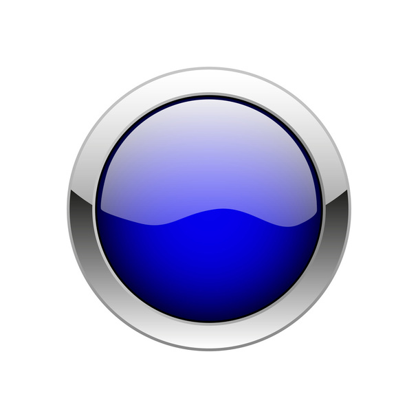 Round web button - Vector, Image
