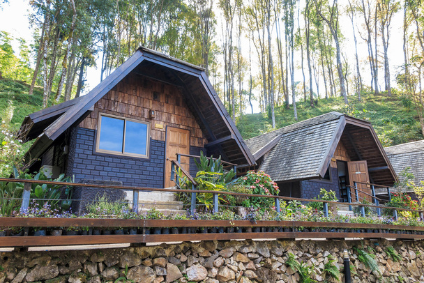 Accommodation, house, resort at Ang Khang mountain, Chiang Mai - Foto, imagen