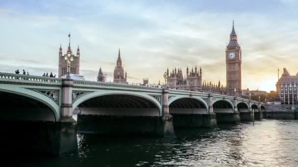 Haus des Parlaments, Tag zu Nacht, England - Filmmaterial, Video