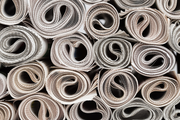Rolls of newspapers. - Foto, afbeelding