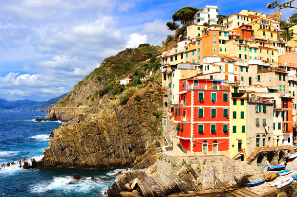 Village italien Riomaggiore, Cinque Terre, Italie
 - Photo, image