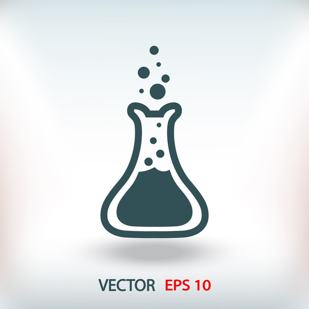 Laboratory glass icon - Vector, imagen