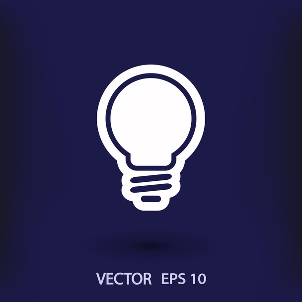 Light bulb icon - Vektor, obrázek