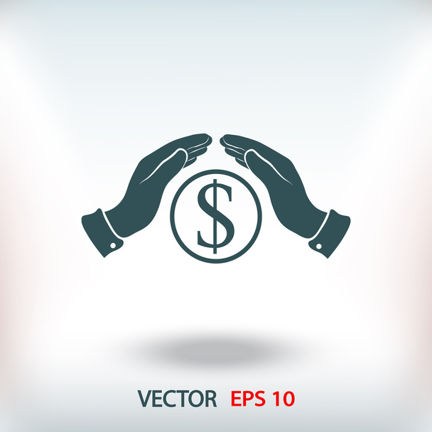 Save money icon - Vector, imagen