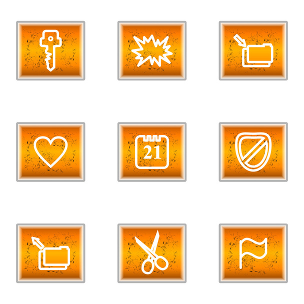 Set de iconos brillantes
 - Vector, imagen