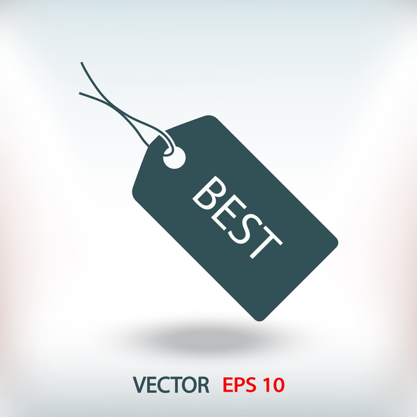 BEST tag icon - ベクター画像