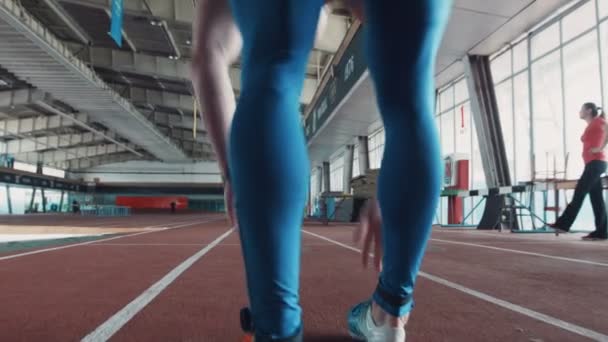 Başlangıç Stadı terk sprinter - Video, Çekim