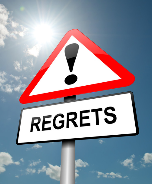 Regrets concept. - Photo, Image