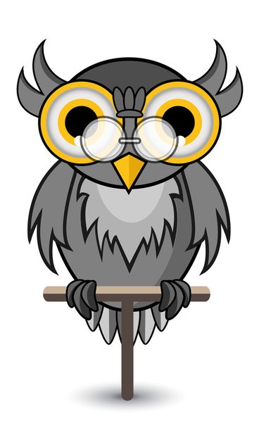 Wise Owl - Διάνυσμα, εικόνα