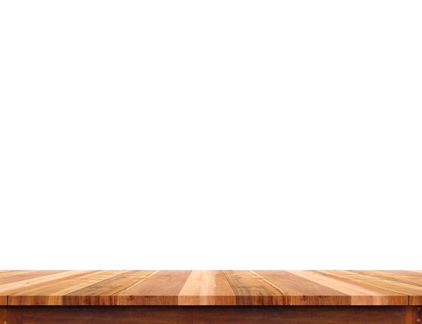 Empty brown wood table  - Fotó, kép