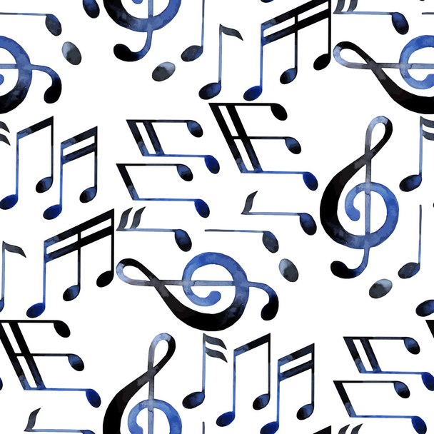 Aquarelle motif notes de musique
 - Vecteur, image