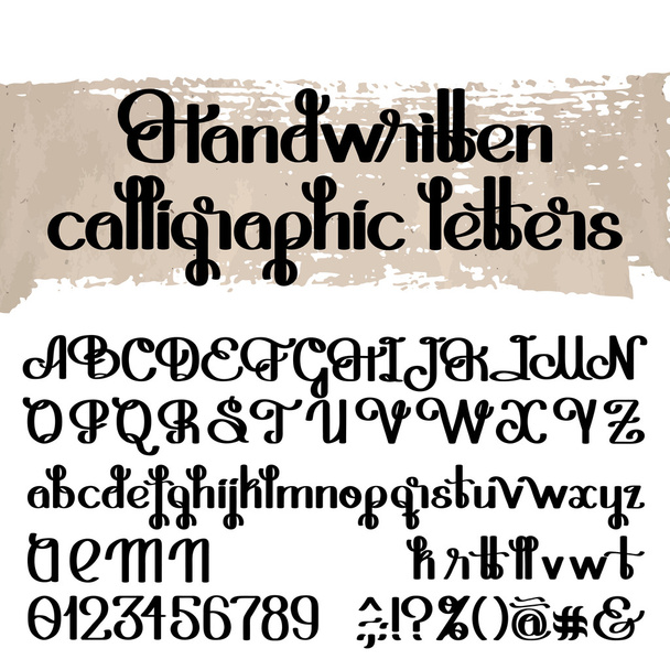 Handgeschriebene kalligrafische Schrift - Vektor, Bild
