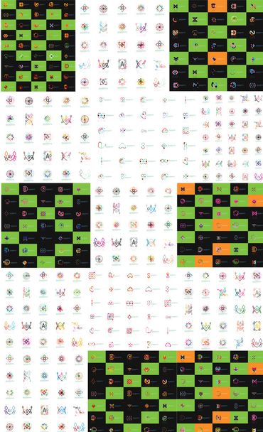 Huge mega collection of abstract logos - Vector, Image