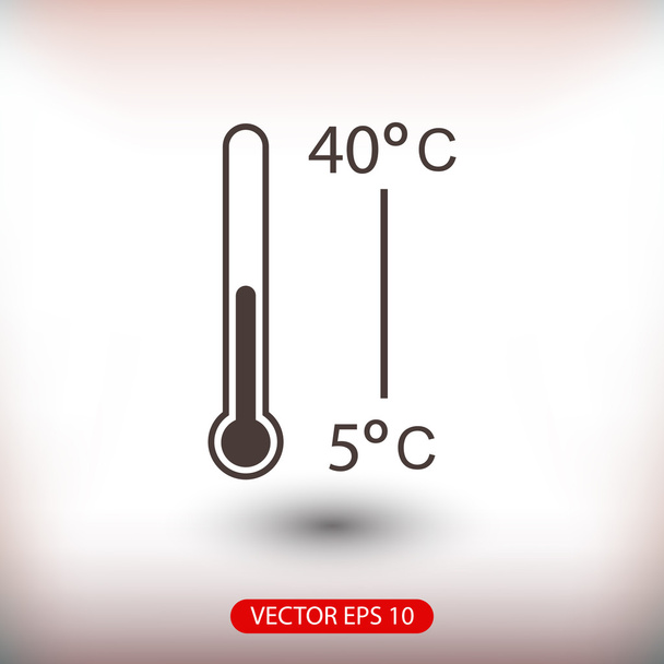 Thermometer  icon illustration. - Vektor, kép