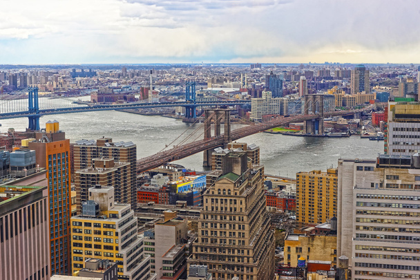 Αεροφωτογραφία του Μανχάταν στη Νέα Υόρκη - Φωτογραφία, εικόνα