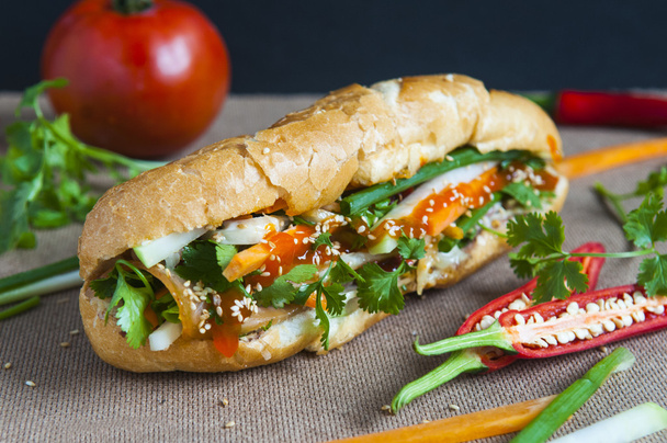 Sandwich famoso vietnamita
 - Foto, Imagen