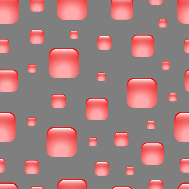 Patrón geométrico abstracto rojo sin costuras
. - Vector, Imagen