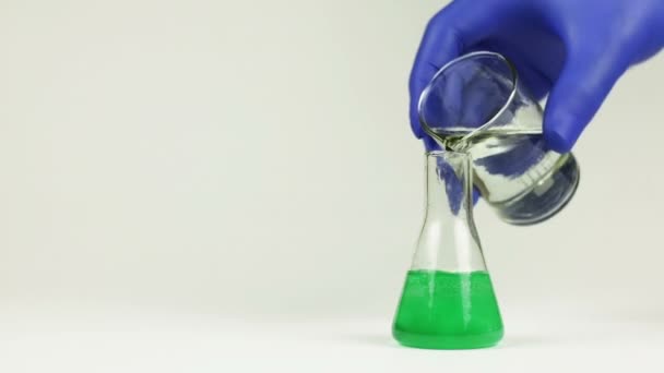 Δοκιμαστικό σωλήνα, χημική εμπειρία - Πλάνα, βίντεο