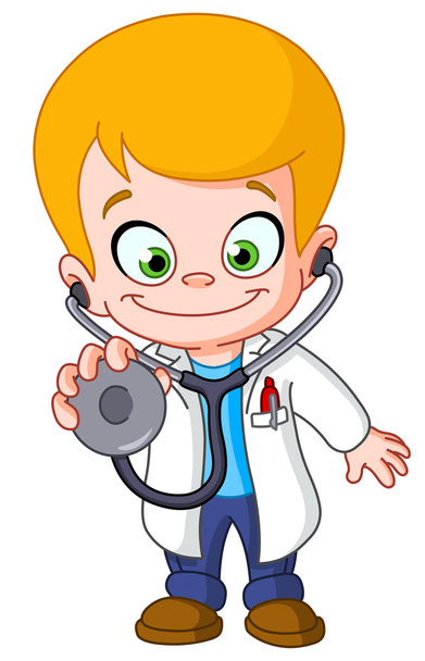 dítě doktor - Vektor, obrázek